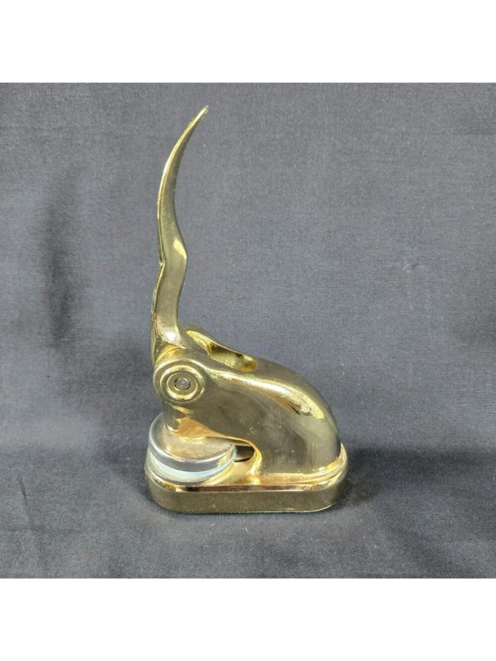Vintage Star Case Lever Brass Seal Embosser Library Stamp Hong Kong